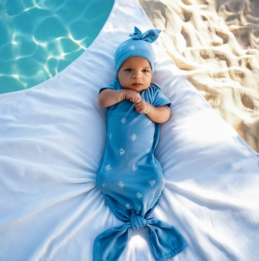 PM/Boys Knotted Gown (Babies)