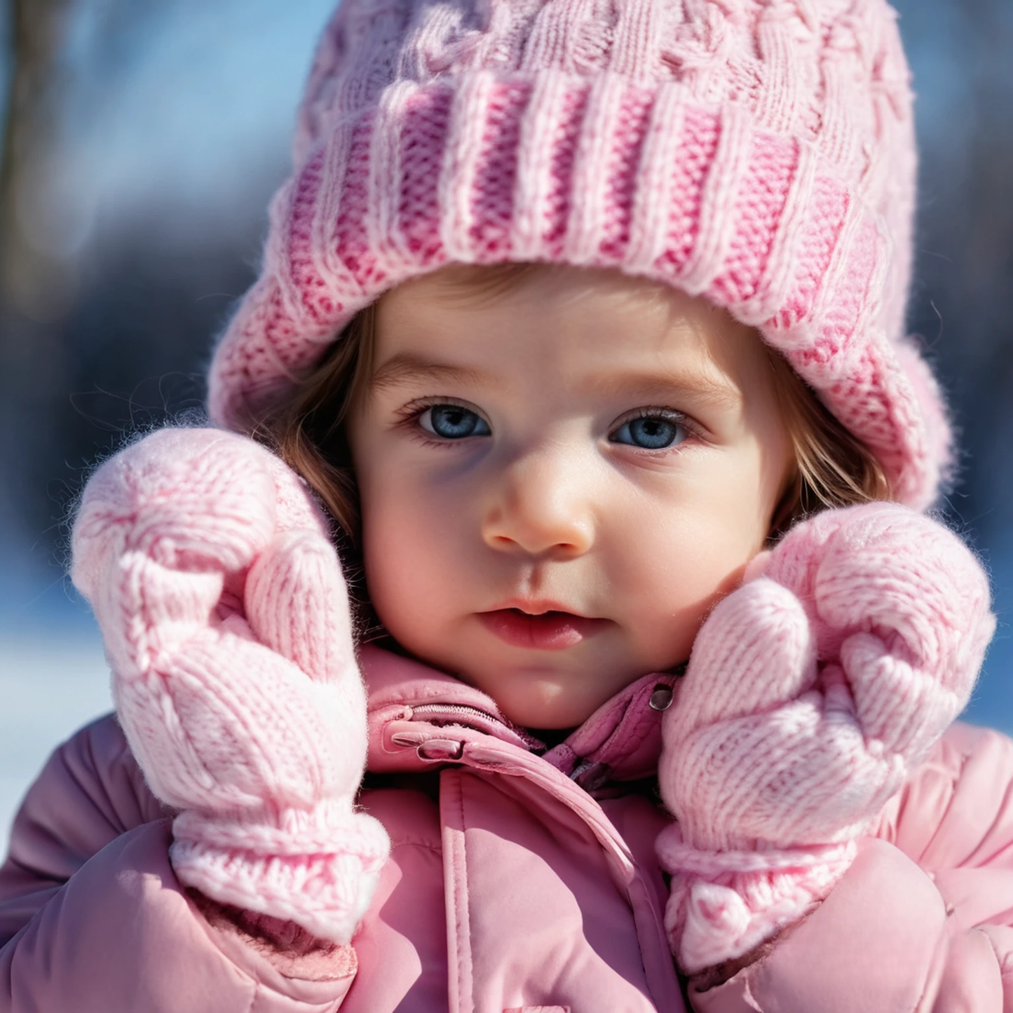 FD/Girls Mittens (Babies)