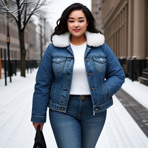 TP/Women Denim Jacket (Plus Sizes)