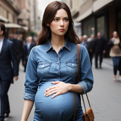 FD/Women Denim Shirt (Maternity)
