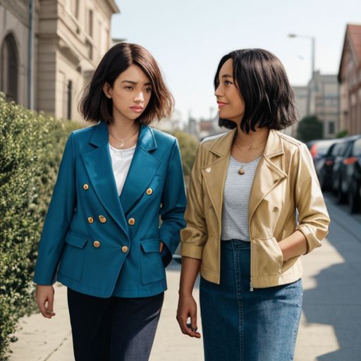 PM/Women Double Breasted Jacket