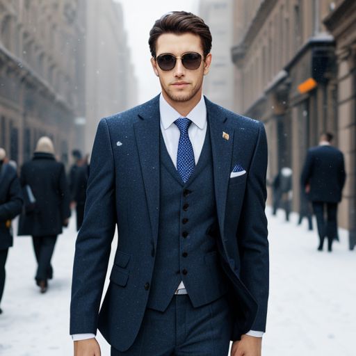 Costume PM/Homme à simple boutonnage (Vêtements de bureau)