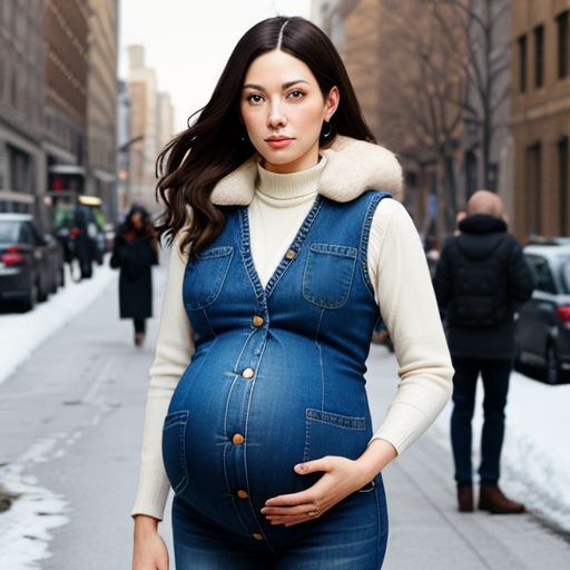 TP/Women Denim Vest (Maternity)