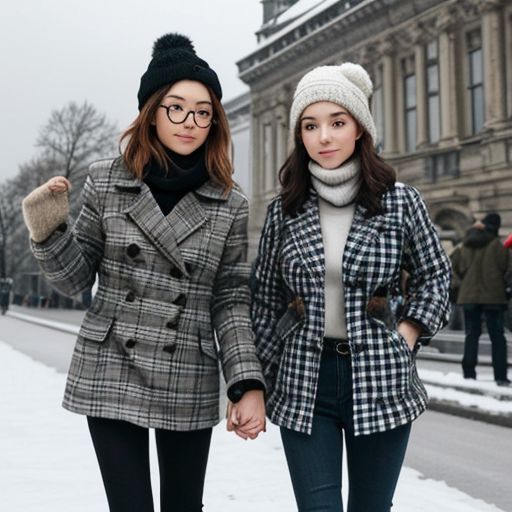 FD/Women Double-Breasted Jacket