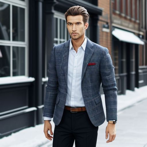 FD/Hommes Vestes à simple boutonnage