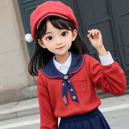 Haut PM/Filles (Uniforme scolaire)